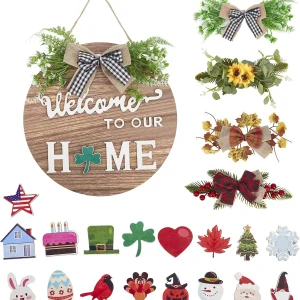 1 SET Interchangeable Welcome Home Sign
