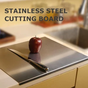 Large Stainless Steel Cutting Board 304 with Lid A