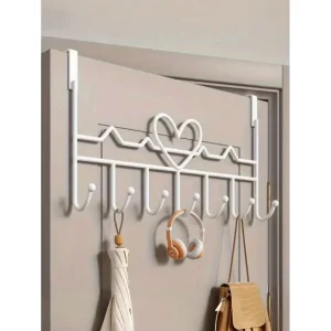 7 Hook Space Saving Over Door Metal Heavy Duty